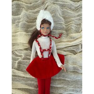 Skipper plus Skating Fun #1906 Barbie Mattel vintage outfit‎ 1964 red